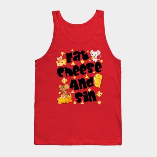 Eat Cheese and Sin Tank Top